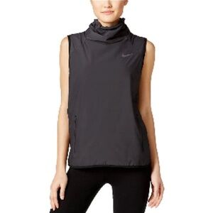Nike Aerolayer Funnelneck Traning/Running‎ Pullover Vest Green Women's Size M